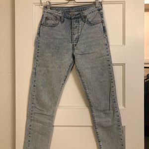 Levi’s 501 Straight Stonewash Denim